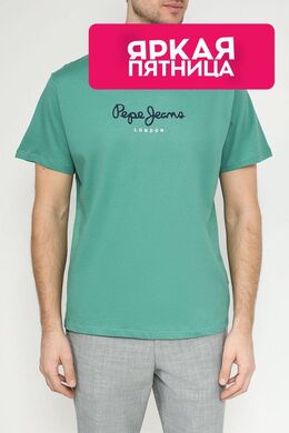 PEPE JEANS: Хлопковая футболка 