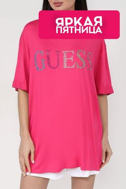 Guess: Футболка из вискозы 