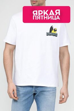 Guess: Хлопковая футболка 