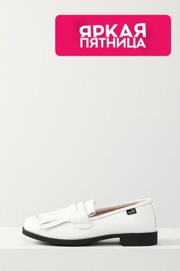 Love Moschino: Белые лоферы 