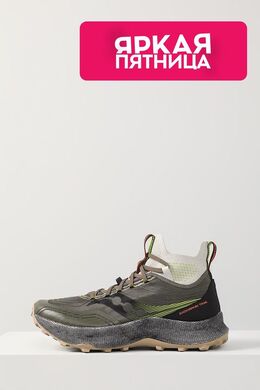 Saucony: Кроссовки  Endorphin цвета хаки
