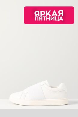 Calvin Klein: Белые кеды 