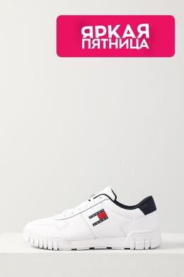 Tommy Hilfiger: Белые кроссовки 
