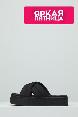 Tommy Hilfiger: Чёрные сабо 