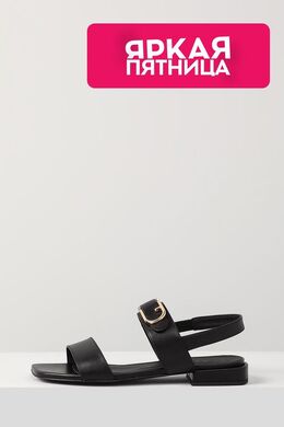 Furla: Чёрные сандалии 