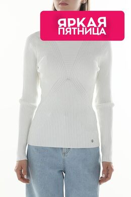 Guess: Белый свитер 