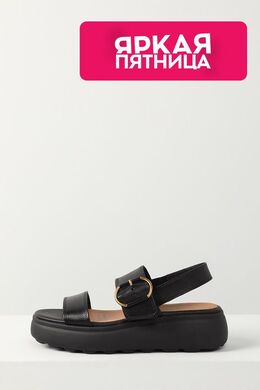 Geox: Чёрные сандалии 