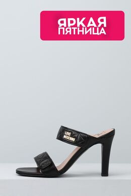 Love Moschino: Чёрные босоножки 