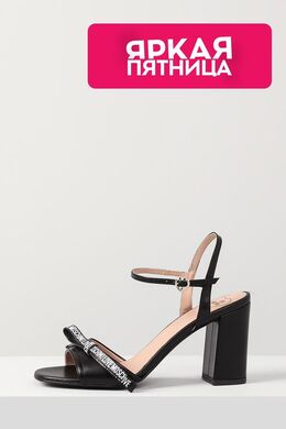 Love Moschino: Чёрные босоножки 