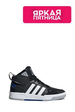 Adidas: Чёрные кроссовки 