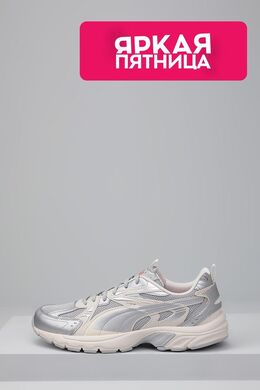 PUMA: Серые кроссовки 