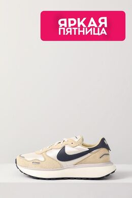 Nike: Бежевые кроссовки  Waffle
