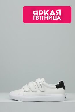 Calvin Klein: Белые кеды 