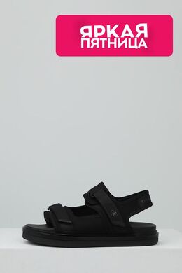 Calvin Klein: Чёрные сандалии 