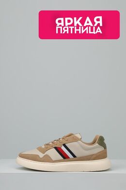 Tommy Hilfiger: Бежевые кроссовки 