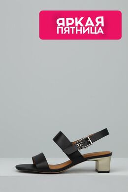 Tommy Hilfiger: Чёрные босоножки 