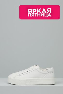 Tommy Hilfiger: Белые кеды 
