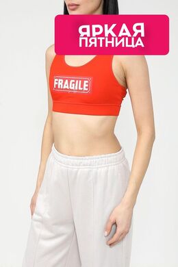 Calvin Klein: Красный топ 