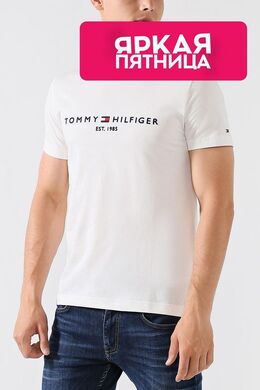 Tommy Hilfiger: Хлопковая футболка 