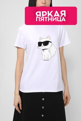 Karl Lagerfeld: Белая футболка 