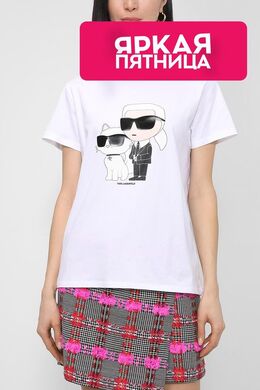 Karl Lagerfeld: Белая футболка 