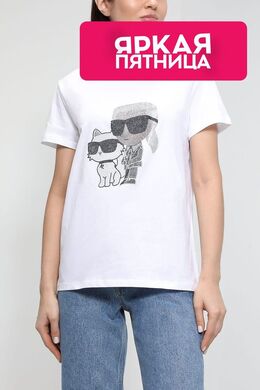 Karl Lagerfeld: Белая футболка 