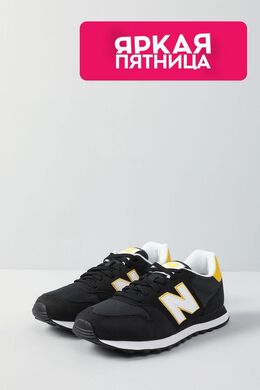 NEW BALANCE: Чёрные кроссовки  500