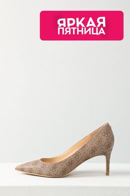 Guess: Бежевые туфли 