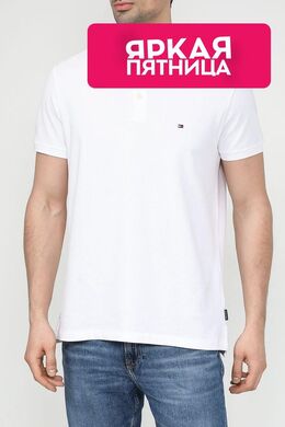 Tommy Hilfiger: Белое поло 