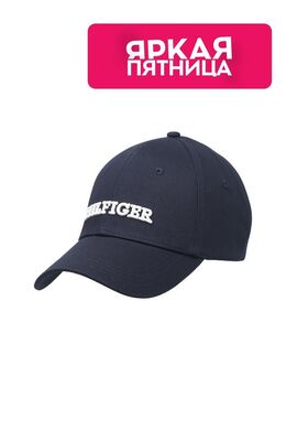 Tommy Hilfiger: Синяя кепка 