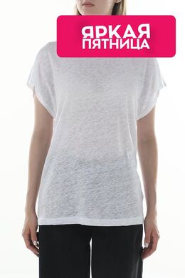 Calvin Klein: Льняная футболка 