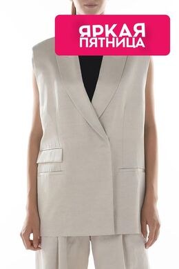 Calvin Klein: Серый жилет 