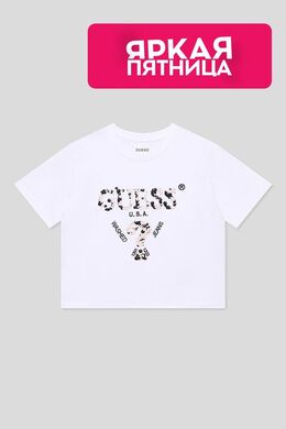 Guess: Хлопковая футболка 