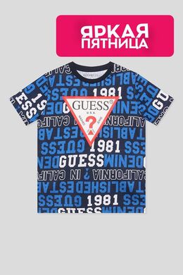 Guess: Хлопковая футболка 