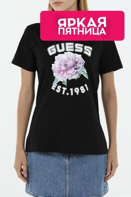 Guess: Хлопковая футболка 