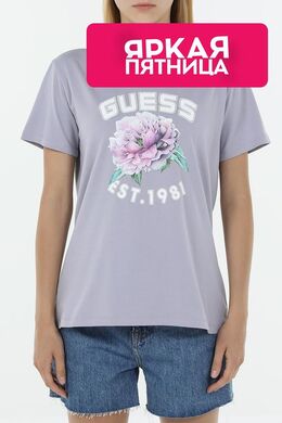 Guess: Хлопковая футболка 