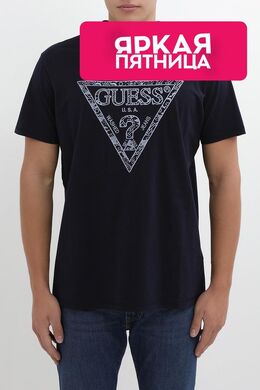 Guess: Хлопковая футболка 