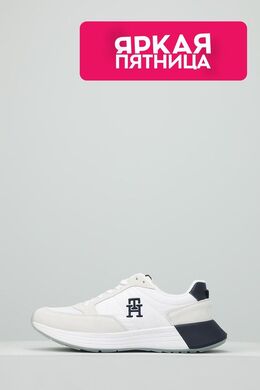Tommy Hilfiger: Белые кроссовки 