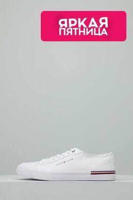 Tommy Hilfiger: Белые кеды 