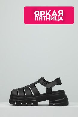 Tommy Hilfiger: Чёрные сандалии 