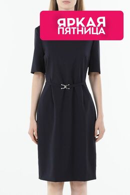BOSS: Платье из шерсти 