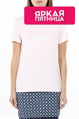 Guess: Хлопковая футболка 