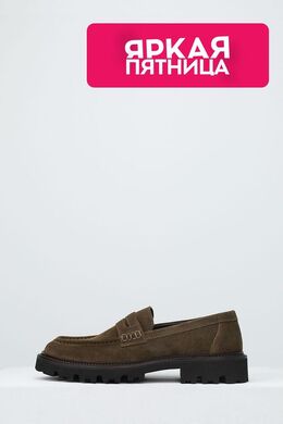 BOSS: Зелёные туфли 