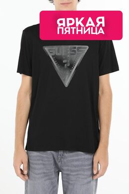 Guess: Хлопковая футболка 