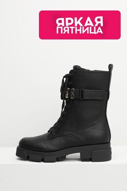 Guess: Чёрные ботинки 