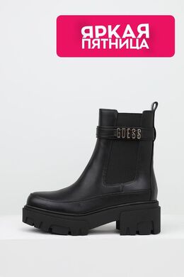 Guess: Чёрные ботинки 