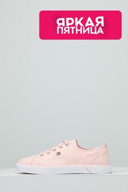 Tommy Hilfiger: Розовые кеды 