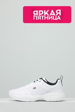 Tommy Hilfiger: Белые кроссовки 