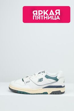 NEW BALANCE: Белые кеды  550