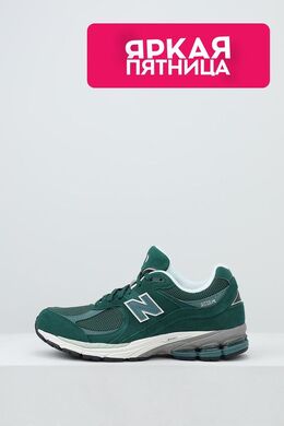NEW BALANCE: Зелёные кроссовки  2002R